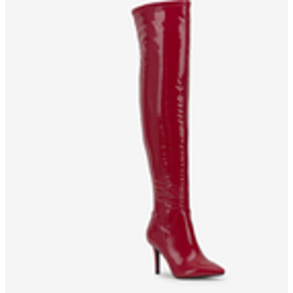 JESSICA SIMPSON Women's Abrine Over-The-Knee Boots Size 9 Red NWT - Picture 1 of 6